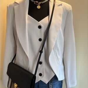 Elegant White Blazer